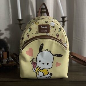 Loungefly Sanrio Pochacco Yellow & Brown Mini Backpack